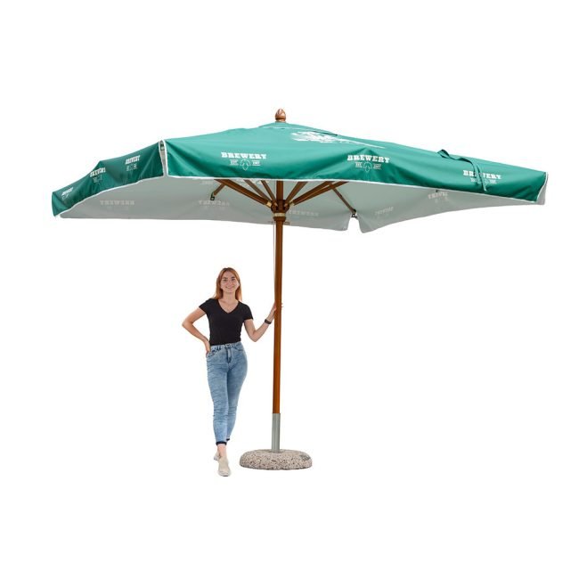 Päikesevari keskpostiga Horeca Antique 3x3m