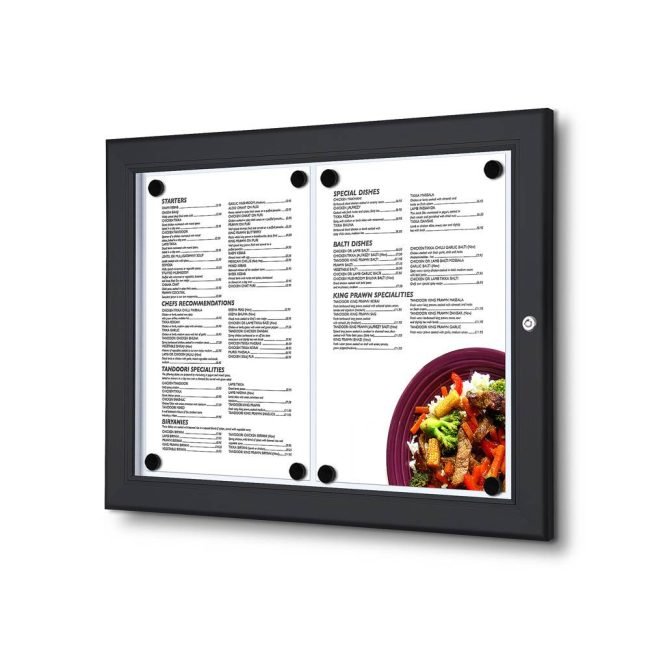 Lukustatav Teadetetahvel Black 2x A4