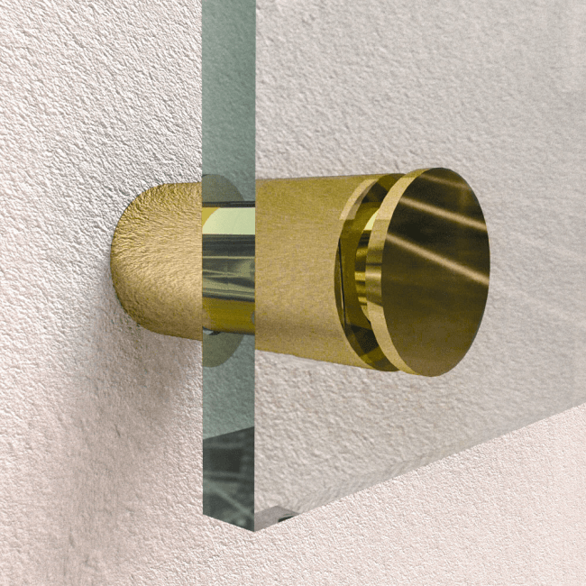 Sign Spacer Brass Gold