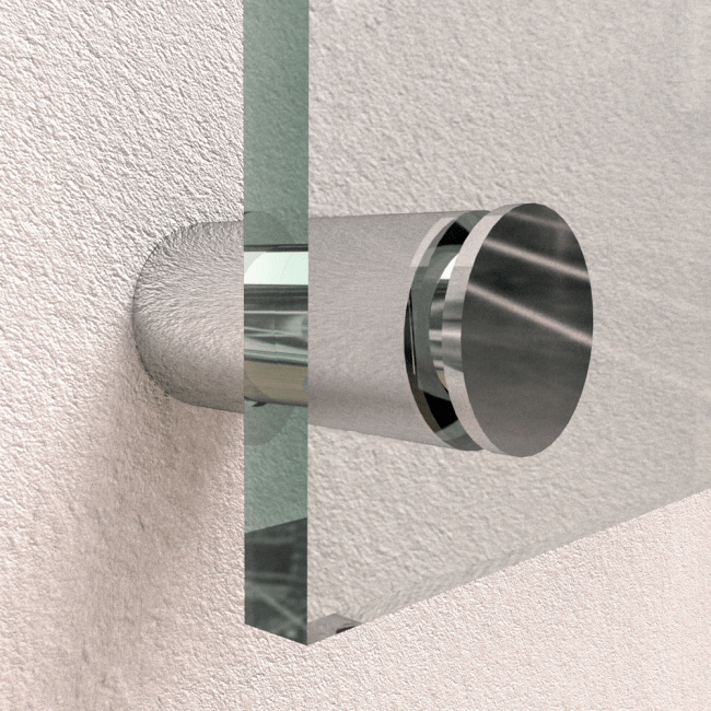 Sign Spacer Chrome