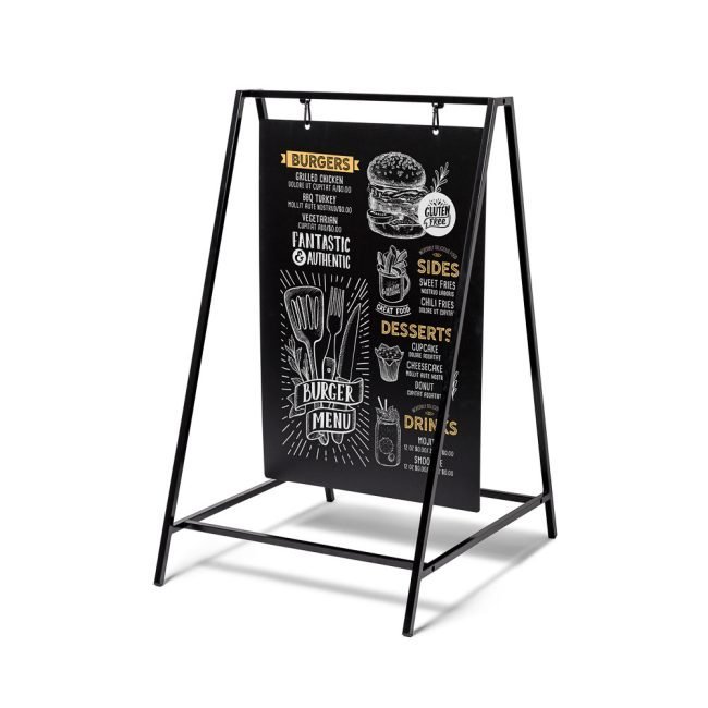 A-stend Swing kriiditahvliga 50 x 70cm