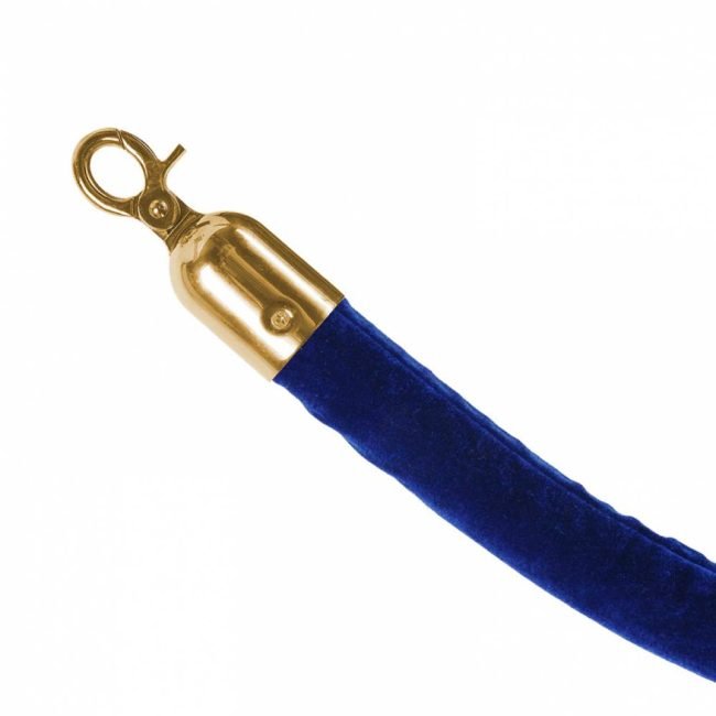 Piirdeköis Velüür Blue Gold