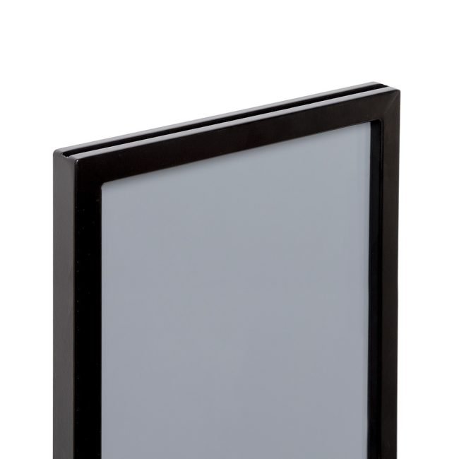 Piirdeposti Sildi Hoidja A4 Black
