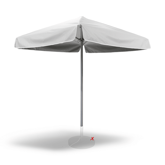 Päikesevari / aiavari Genoa 2 x 2m