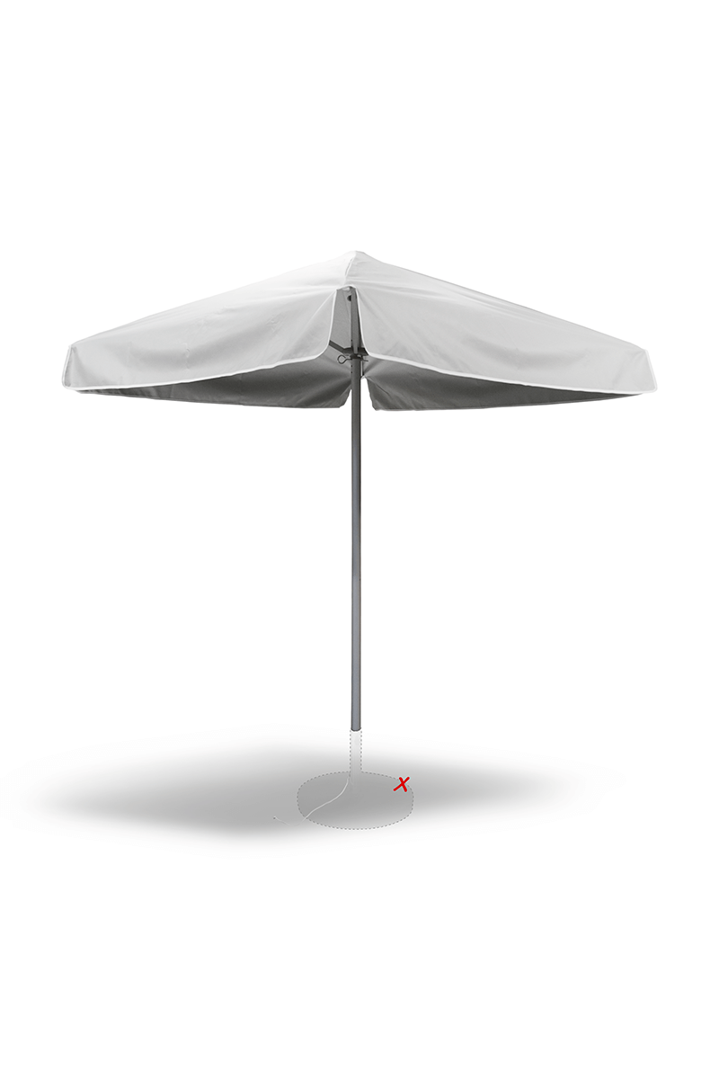 Päikesevari / aiavari Genoa 2 x 2m