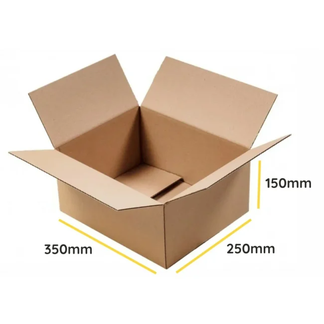 Pappkast 350 x 250 x 150mm (M)