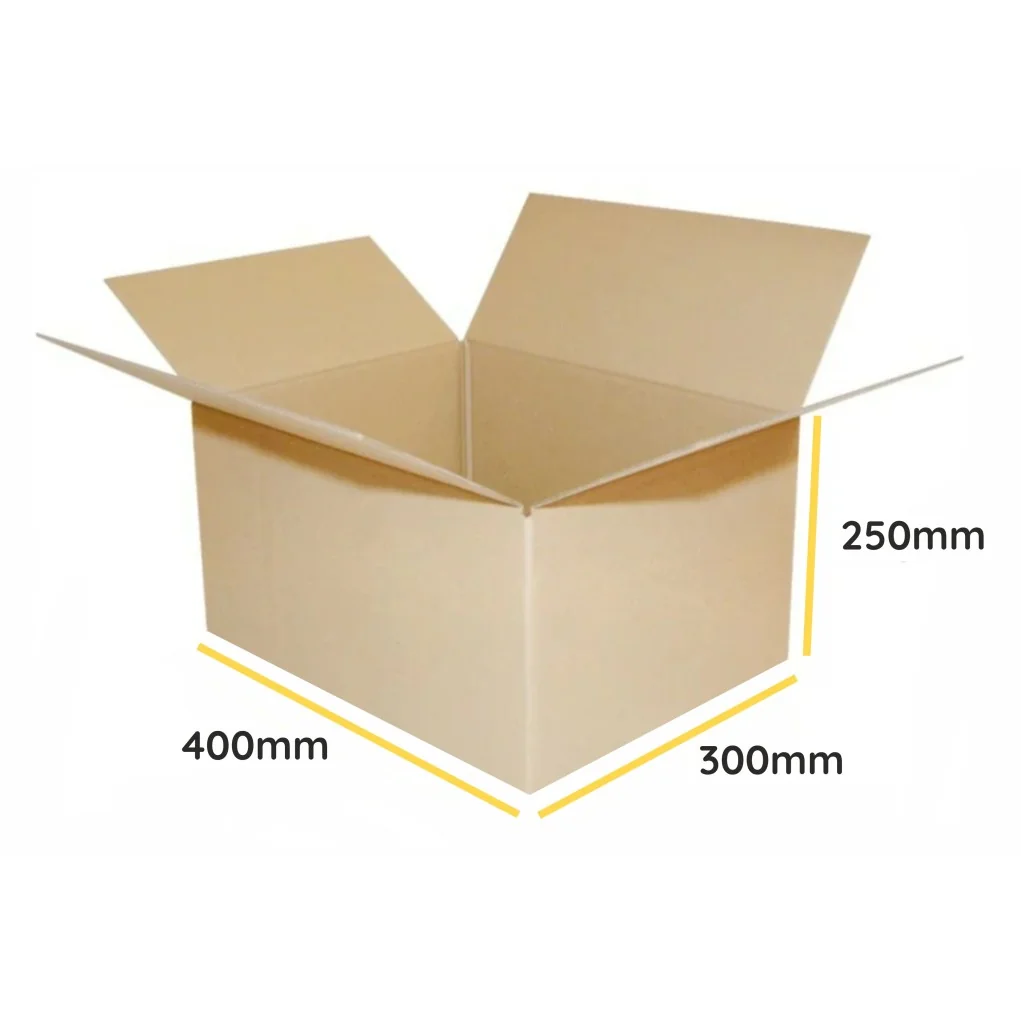 Pappkast 400 x 300 x 250mm (L)