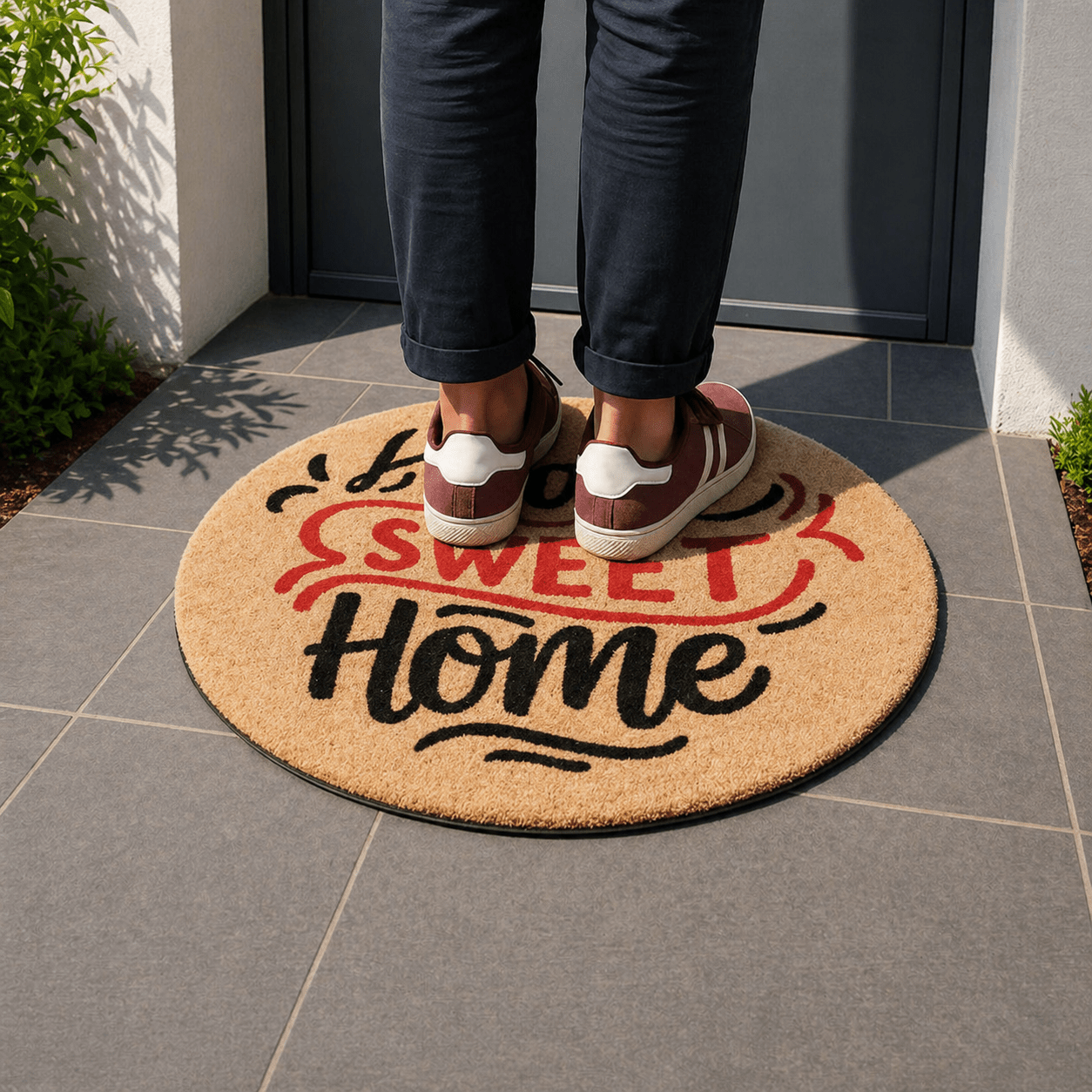 Uksematid teie logoga / logomatid, outdoor