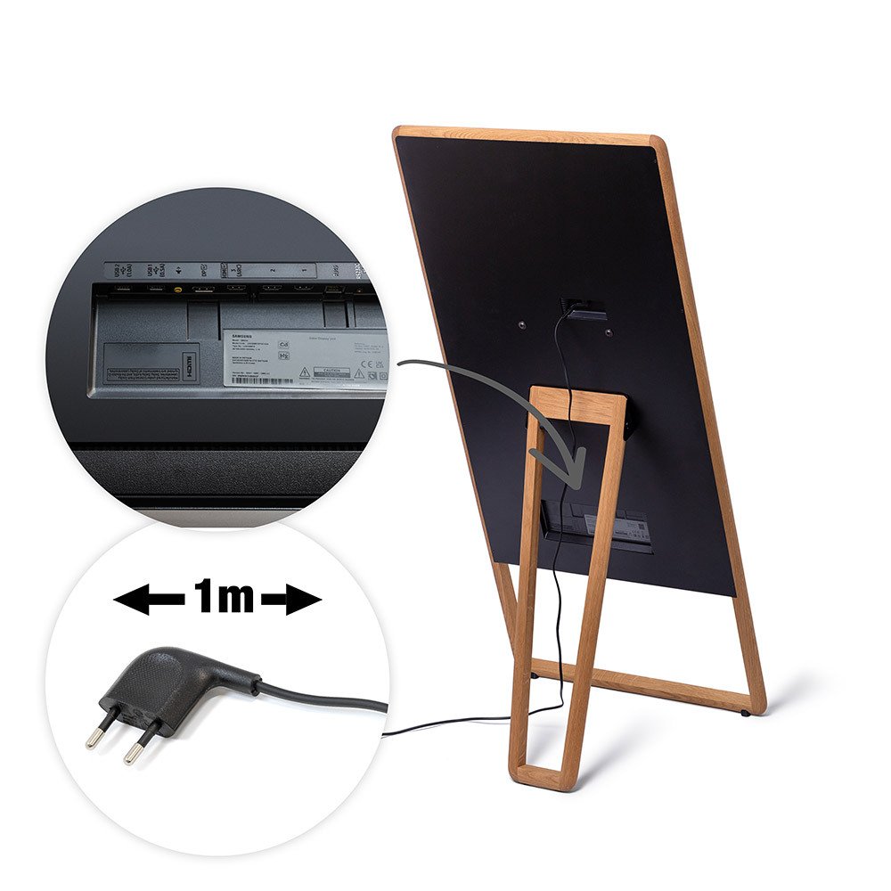 Digitaalne A-Stend Element Oak 43" - Pilt 5