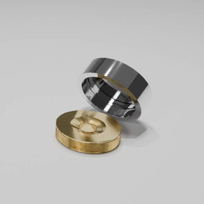 Kruvikate / kork CHROME