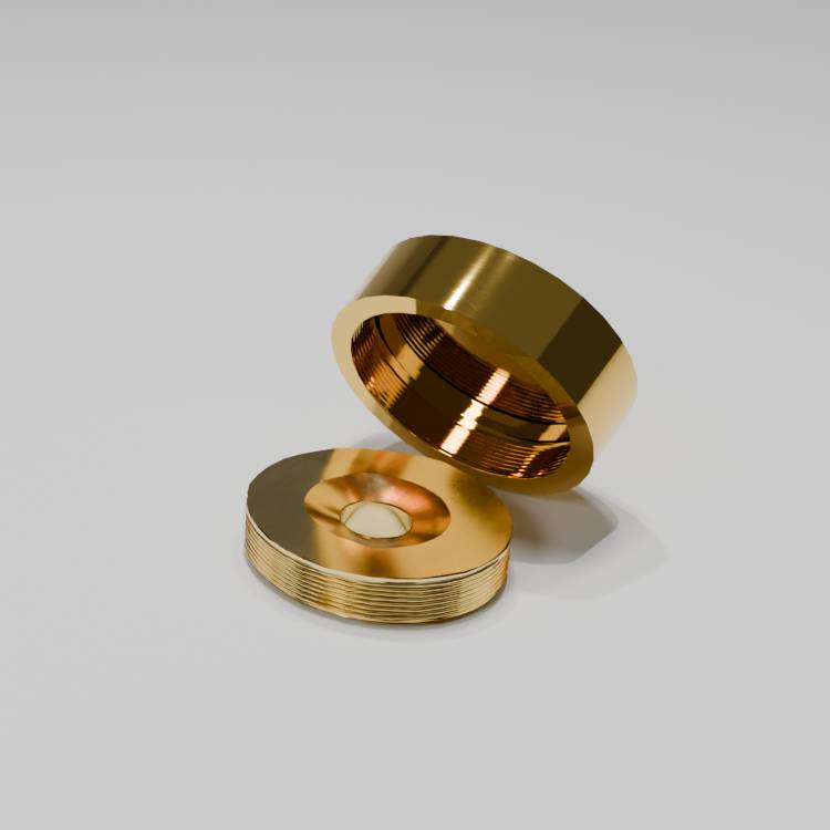 Kruvikate / kork GOLD - Pilt 2