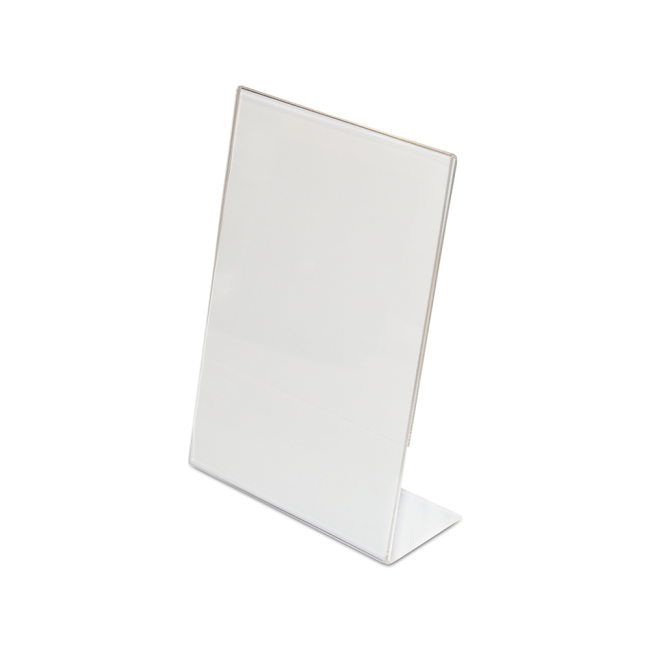 Lauarääkija / menüühoidja ACRYLIC L-STAND A4